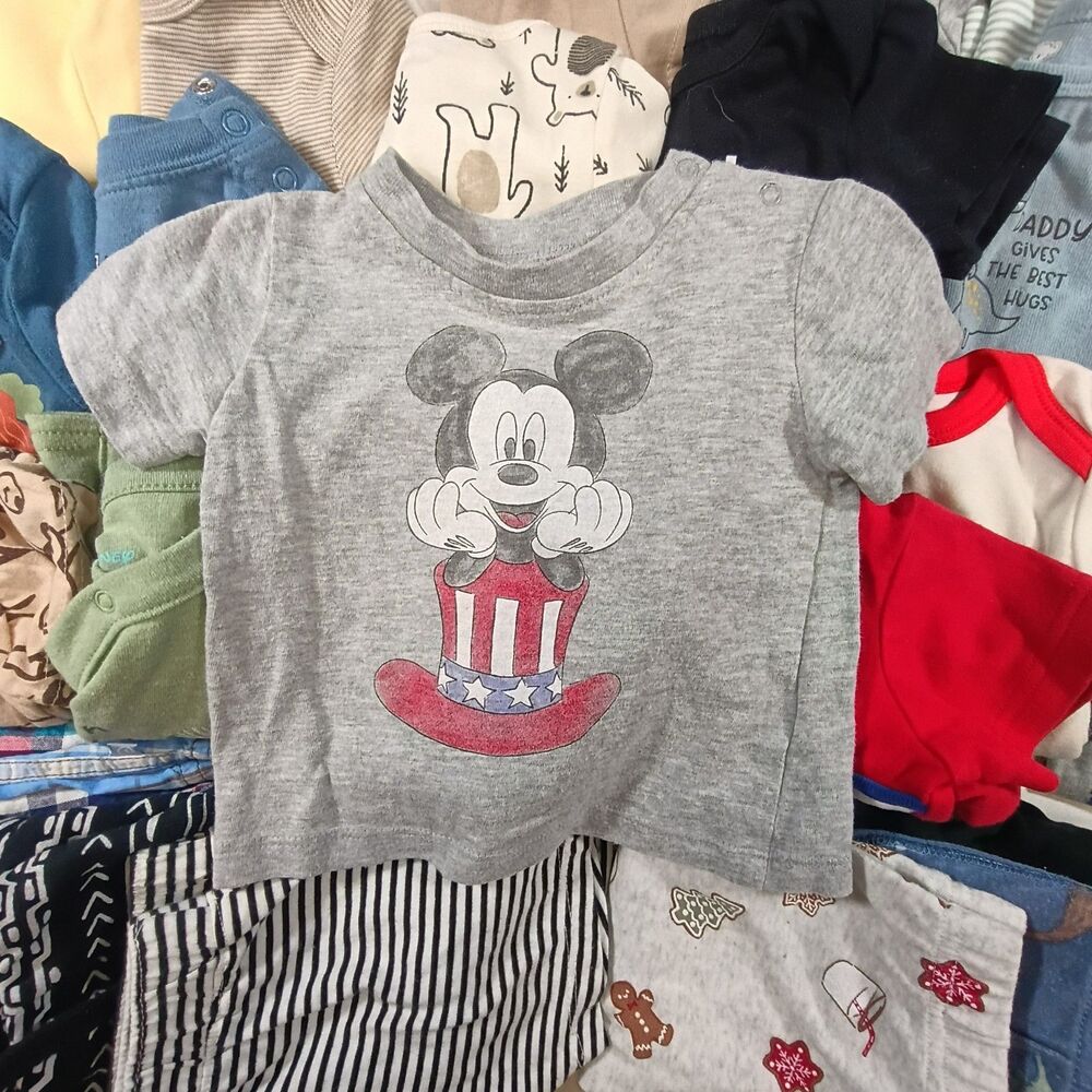 Huge 60Pc Baby Boy Clothes Lot 3-6M Outfits Shirts, Bottoms High Quality Brands! - Picture 16 of 16